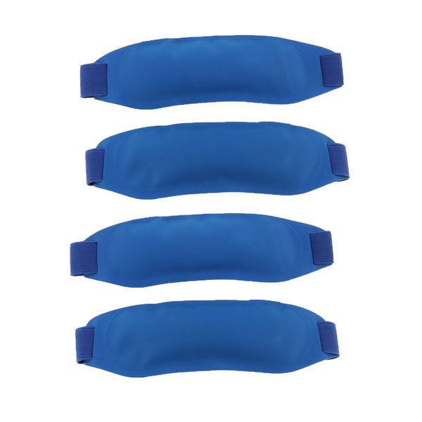 4pcs reusable gel cold compress headaches muscle pain ice pack wrap with strap forehead fever cooling
4pcs reusable gel cold compress headaches muscle pain ice pack wrap with strap forehead fever cooling