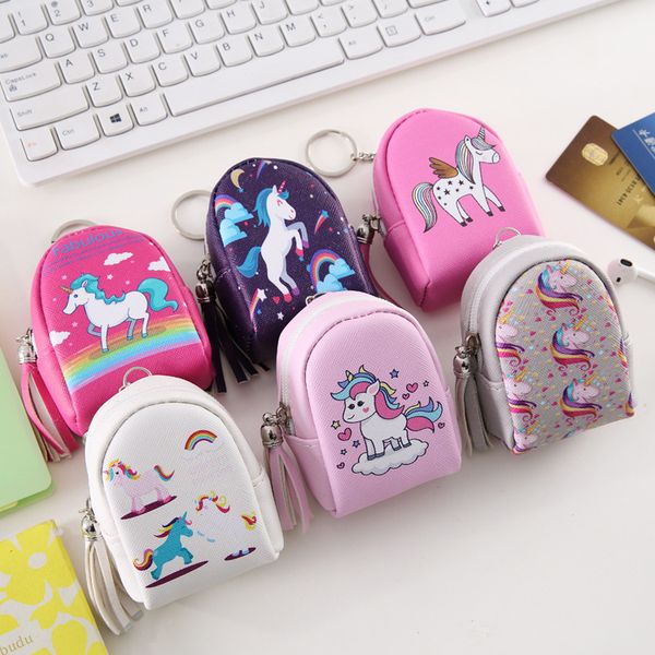 unicorn mini coin purse bag keychain zipper small handbag cartoon decoration keychains pu leather bag accessories fashion cute, Silver
unicorn mini coin purse bag keychain zipper small handbag cartoon decoration keychains pu leather bag accessories fashion cute, Silver