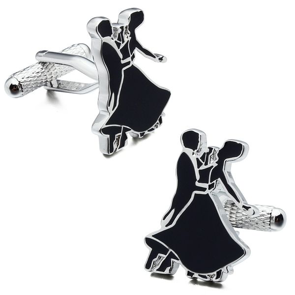 hawson valentine's day gift brand cufflinks dancing couple romantic wedding cuff links for party souvenir, Silver;golden
hawson valentine's day gift brand cufflinks dancing couple romantic wedding cuff links for party souvenir, Silver;golden