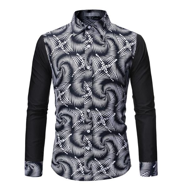fashion vertigo hypnoti whirlpool pattern print shirt men 2020 brand long sleeve slim fit novelty mens shirts casual chemise, White;black
fashion vertigo hypnoti whirlpool pattern print shirt men 2020 brand long sleeve slim fit novelty mens shirts casual chemise, White;black