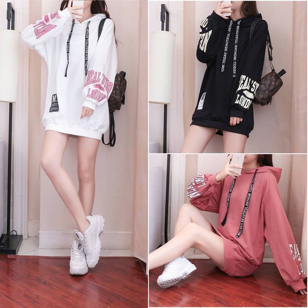 2019 women autumn sweatshirt women long sleeve cute hooded pullover blouse letter print hoodies women plus size hoodies, Black
2019 women autumn sweatshirt women long sleeve cute hooded pullover blouse letter print hoodies women plus size hoodies, Black