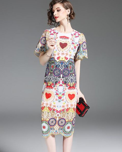 summer puff short sleeve embroidered print with diamond steps dresses a-line dress women lace dresses street style dresses knee-length, Black;pink
summer puff short sleeve embroidered print with diamond steps dresses a-line dress women lace dresses street style dresses knee-length, Black;pink