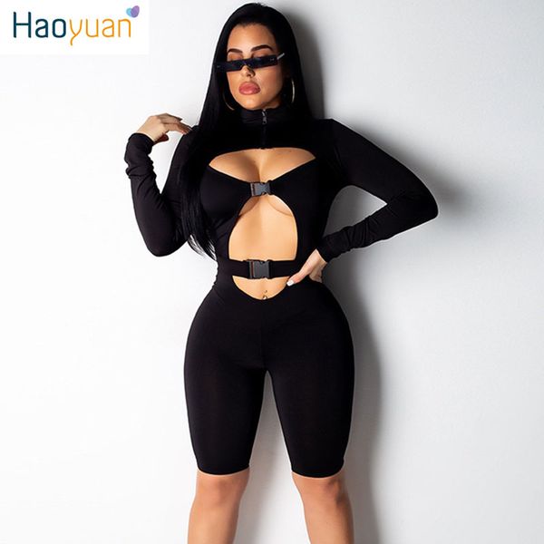 haoyuan plus size playsuit women summer buckle fitness bodysuit casual overalls one piece bodycon rompers shorts jumpsuit, Black;white
haoyuan plus size playsuit women summer buckle fitness bodysuit casual overalls one piece bodycon rompers shorts jumpsuit, Black;white