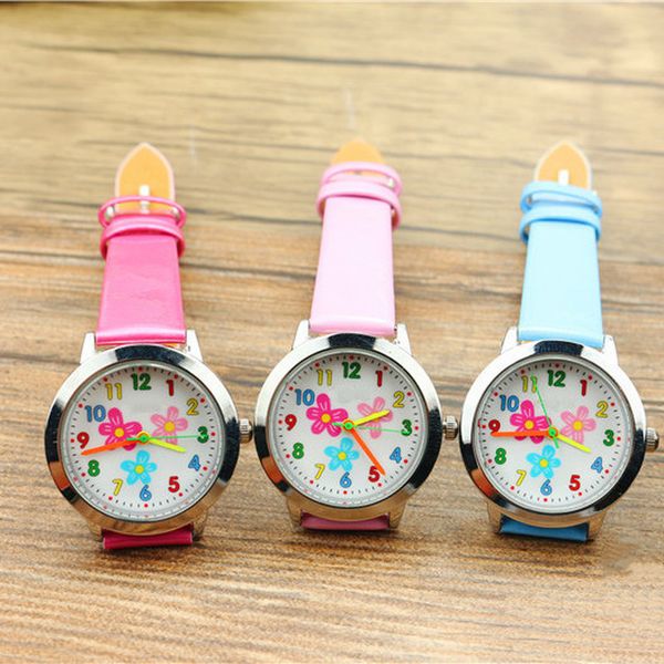 1pc 3d flower cartoon kids watches children's watches for girls cartoon baby watch leather kids watch clock 2 colors, Blue
1pc 3d flower cartoon kids watches children's watches for girls cartoon baby watch leather kids watch clock 2 colors, Blue