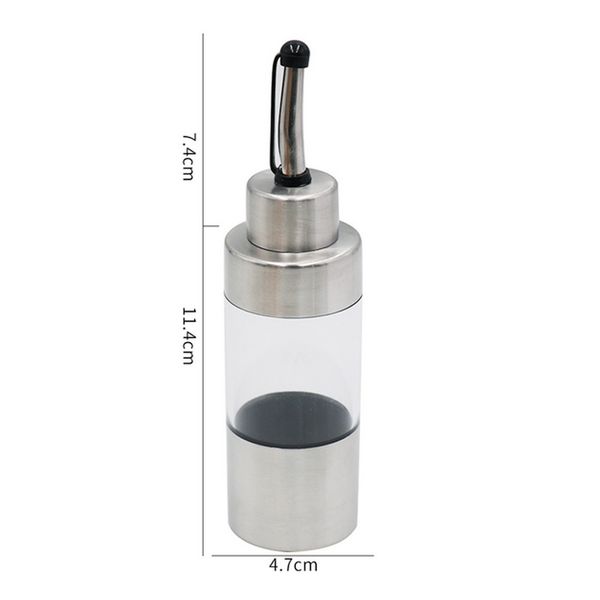 150ml stainless steel oil bottle cooking tool vinegar dispenser leak-proof spout kitchen gadgets supplies
150ml stainless steel oil bottle cooking tool vinegar dispenser leak-proof spout kitchen gadgets supplies