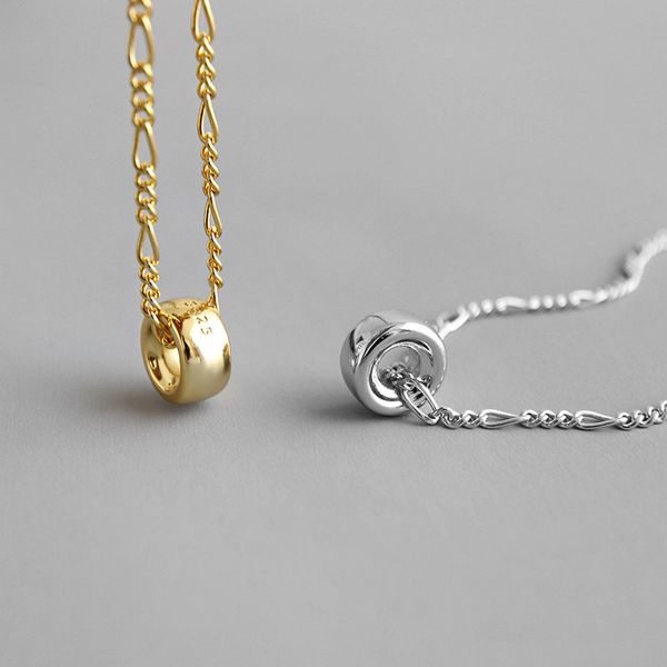 1pc 8mm*3.9mm tinny women's authentic 925 sterling silver figaro chain lucky circle geometric pendant choker necklaces tlx471
1pc 8mm*3.9mm tinny women's authentic 925 sterling silver figaro chain lucky circle geometric pendant choker necklaces tlx471