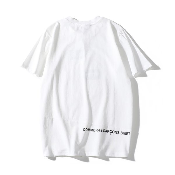 men's designer t-shirt 2019 new black and white letter pattern cotton fashion trend simple and generous, White;black
men's designer t-shirt 2019 new black and white letter pattern cotton fashion trend simple and generous, White;black