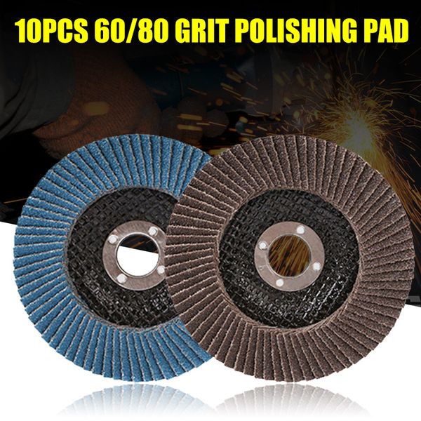 10pcs 60/80 grit grinder grinding wheel 100/115/125mm blades flap angle discs clh@8
10pcs 60/80 grit grinder grinding wheel 100/115/125mm blades flap angle discs clh@8