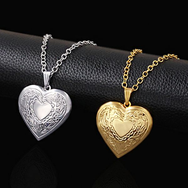 heart locket pendants necklaces for women gold color p frame valentine lovers necklace 45/66cm gift jewelry, Silver
heart locket pendants necklaces for women gold color p frame valentine lovers necklace 45/66cm gift jewelry, Silver