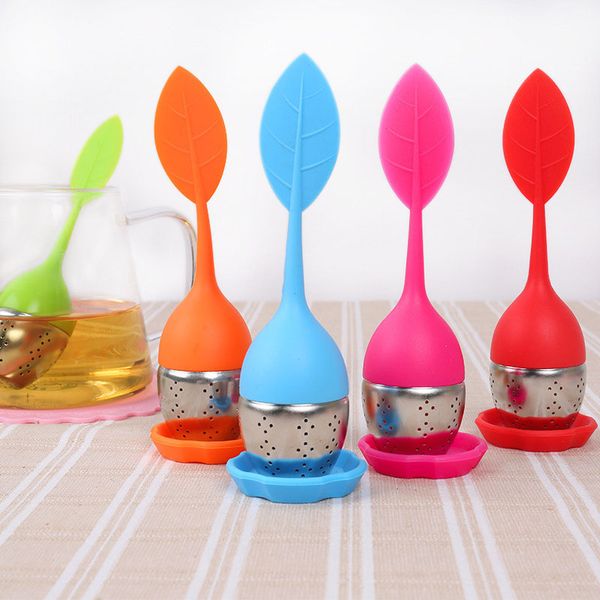 creative brief silicon tea infuser leaf silicone infuser with food grade make tea bag filter stainless steel tea strainers
creative brief silicon tea infuser leaf silicone infuser with food grade make tea bag filter stainless steel tea strainers