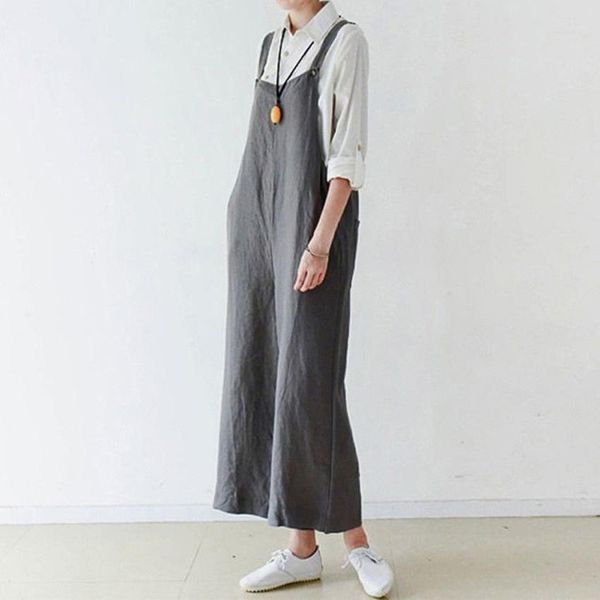 women's jumpsuit clothe cotton cargo pants overalls for women bib dungaree wide leg trousers rompermar 13, Black;white
women's jumpsuit clothe cotton cargo pants overalls for women bib dungaree wide leg trousers rompermar 13, Black;white