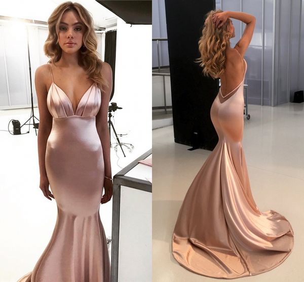 champagne mermaid evening dress long 2020 satin v-neck evening party dresses prom gown backless robe de soiree abendkleider, Black;red
champagne mermaid evening dress long 2020 satin v-neck evening party dresses prom gown backless robe de soiree abendkleider, Black;red