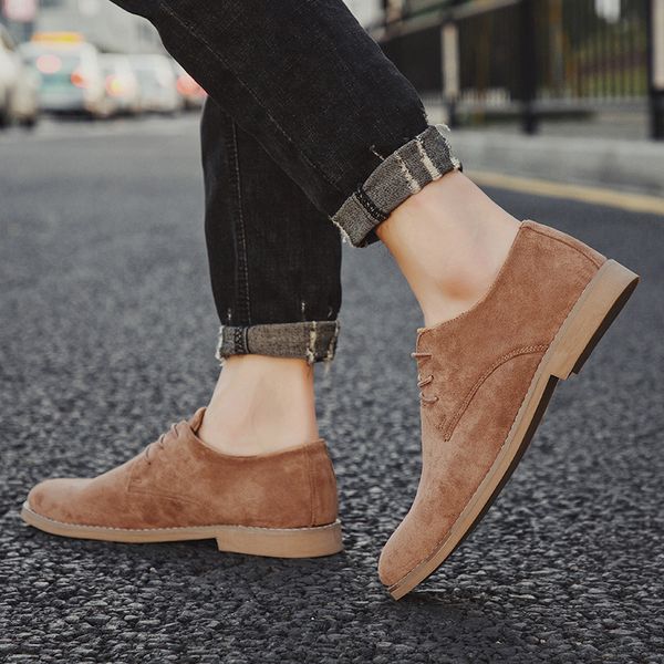 2019 men shoes england trend casual shoes male suede oxford wedding leather dress men flats zapatillas hombre plus size 46, Black
2019 men shoes england trend casual shoes male suede oxford wedding leather dress men flats zapatillas hombre plus size 46, Black