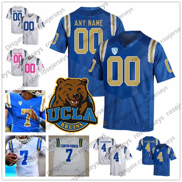 custom ucla 2019 college football any name number blue white #1 dorian thompson-robinson rosen aikman barr ogden men youth kid ncaa jersey, Black
custom ucla 2019 college football any name number blue white #1 dorian thompson-robinson rosen aikman barr ogden men youth kid ncaa jersey, Black