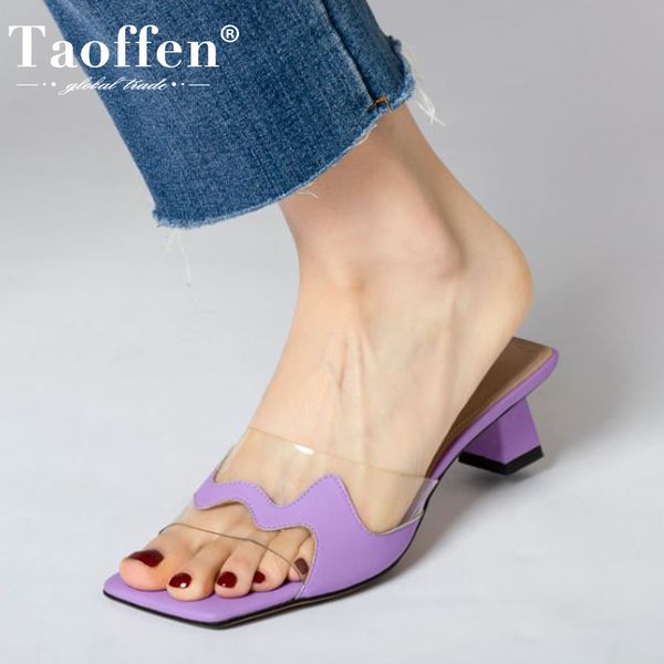 taoffen new design women sandals genuine leather pvc women summer shoes strange heel party vacation footwear size 34-39, Black
taoffen new design women sandals genuine leather pvc women summer shoes strange heel party vacation footwear size 34-39, Black