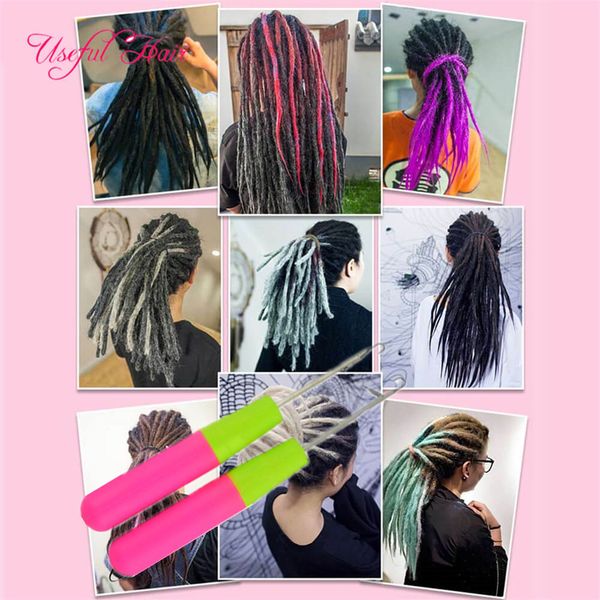 20" handmade hair extensions dreadlocks synthetic crochet braid hair extension for men and women hip hop hairstyle 1 root ombre blonde, Black
20" handmade hair extensions dreadlocks synthetic crochet braid hair extension for men and women hip hop hairstyle 1 root ombre blonde, Black