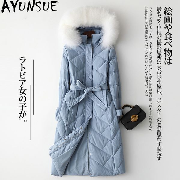 ayunsue autumn winter women's down jacket fur collar hooded long coat female puffer womens jackets 2019 tlr2181 kj2468, Black
ayunsue autumn winter women's down jacket fur collar hooded long coat female puffer womens jackets 2019 tlr2181 kj2468, Black