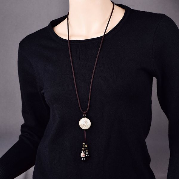 ethnic necklace women pink crystal flower pendant necklace long sweater chain green statement fashion jewelry 2019, Silver
ethnic necklace women pink crystal flower pendant necklace long sweater chain green statement fashion jewelry 2019, Silver