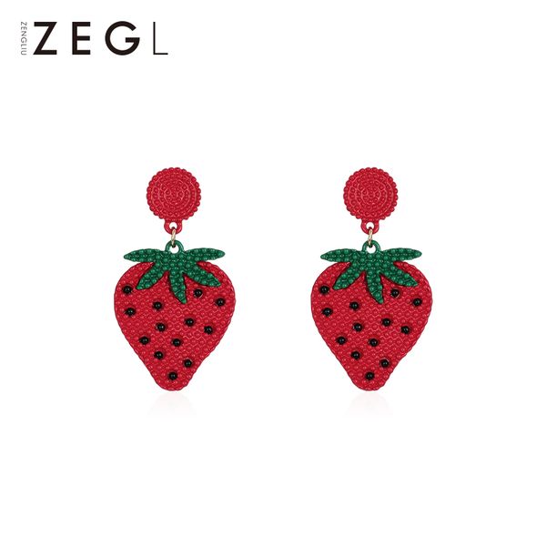 zegl strawberry fruit earrings girl small fresh earrings female 2019 new wave simple fashion, Silver
zegl strawberry fruit earrings girl small fresh earrings female 2019 new wave simple fashion, Silver
