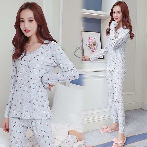 new cotton printing lapel + long pant 2 piece sets pajamas set 2019 women cute sleepwear girls pyjama, Blue;gray
new cotton printing lapel + long pant 2 piece sets pajamas set 2019 women cute sleepwear girls pyjama, Blue;gray