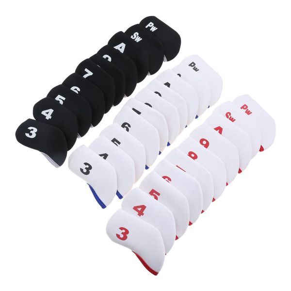 10pcs golf club iron head cover protect set neoprene golf protect headcover double-sided number printing for iron wedges
10pcs golf club iron head cover protect set neoprene golf protect headcover double-sided number printing for iron wedges