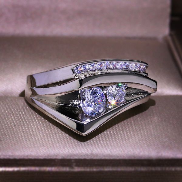 white zircon ring square crystal zircon stone ring wedding bands promise love engagement, Slivery;golden
white zircon ring square crystal zircon stone ring wedding bands promise love engagement, Slivery;golden
