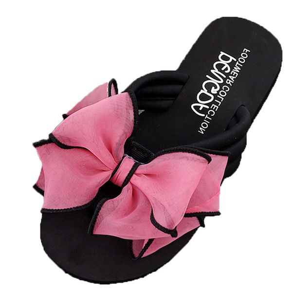 summer fashion women wedges flip flops non-slip butterfly-knot toe beach slippers soft bottom comfortable sandalias mujer 2019, Black
summer fashion women wedges flip flops non-slip butterfly-knot toe beach slippers soft bottom comfortable sandalias mujer 2019, Black