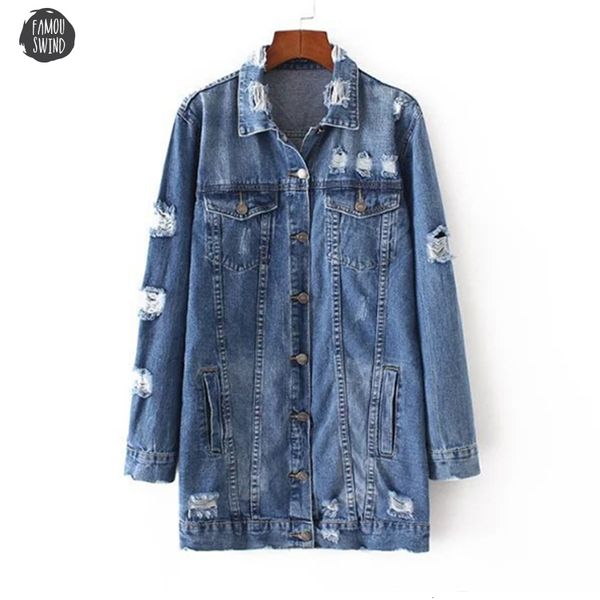 jackets denim hole boyfriend style long sleeve vintage jeans jacket denim jacket loose spring autumn coat jeans, Black;brown
jackets denim hole boyfriend style long sleeve vintage jeans jacket denim jacket loose spring autumn coat jeans, Black;brown