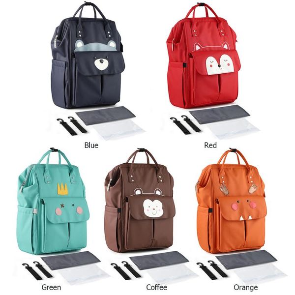 maternity bags baby diaper bag mommy backpacks cartoon patchwork oxford large capacity maternity baby nappy rucksacks