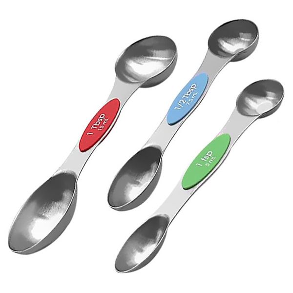 6pcs / set магнитные измерения ложки набор из нержавеющей стали стекируемые dual sided чайными ложками и столовых ложки для измерения сухая
6pcs / set магнитные измерения ложки набор из нержавеющей стали стекируемые dual sided чайными ложками и столовых ложки для измерения сухая
