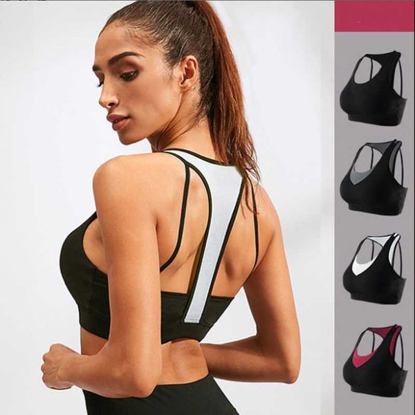 womens sports bra hign elasticity fabric yoga fitness run training gym breathable movementproof vest bras, White;black
womens sports bra hign elasticity fabric yoga fitness run training gym breathable movementproof vest bras, White;black