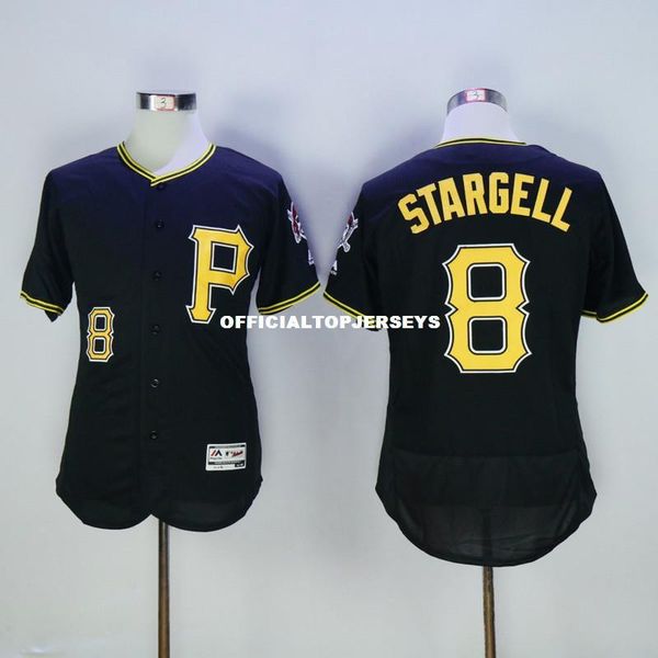 2019 mens #8 willie stargell 100% stitched flexbase retro jerseys color gray white black, Black;blue
2019 mens #8 willie stargell 100% stitched flexbase retro jerseys color gray white black, Black;blue