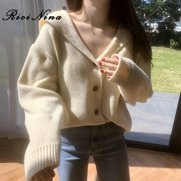 ricinina womens sweaters long sleeve hooded collar buttons solid knitted sweater women cardigan elegant loose sweters woman 2020, White
ricinina womens sweaters long sleeve hooded collar buttons solid knitted sweater women cardigan elegant loose sweters woman 2020, White