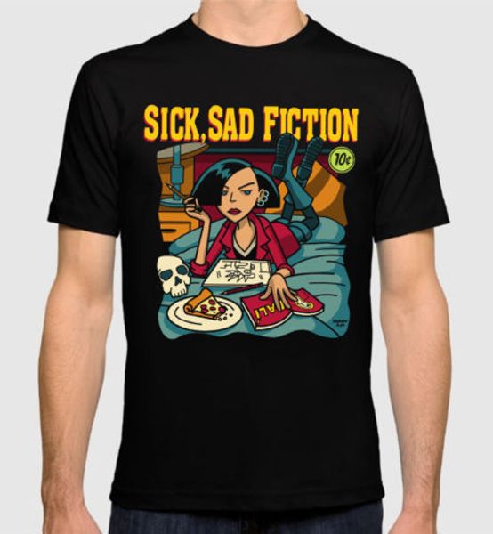 casual logo printing men's t-shirt fashion daria pulp fiction new men women short-sleeved t-shirts s-5xl, White;black
casual logo printing men's t-shirt fashion daria pulp fiction new men women short-sleeved t-shirts s-5xl, White;black
