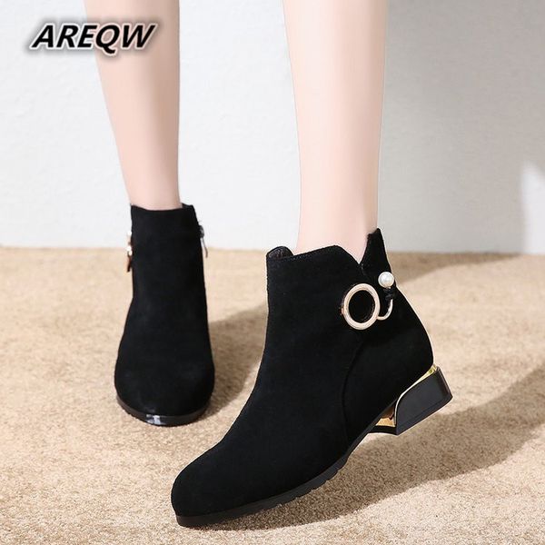 style contracted tide girl boots woman british style boots autumn winter 2019 new high-heeled shoes, Black
style contracted tide girl boots woman british style boots autumn winter 2019 new high-heeled shoes, Black