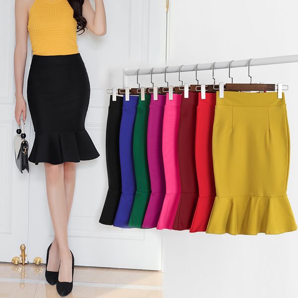 skirts bodycon trumpet skirt women summer ruffle knee length elastic high waist black office ladies green purple tight
skirts bodycon trumpet skirt women summer ruffle knee length elastic high waist black office ladies green purple tight