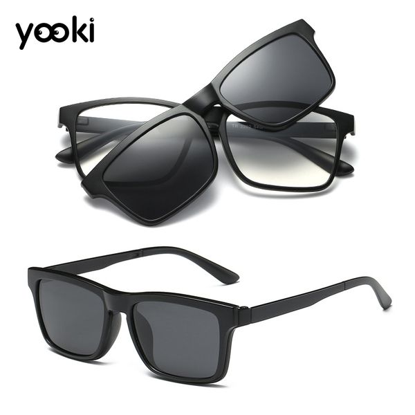 2020 magnetic clip-on sunglasses polarized prescription tr glasses frames classic, White;black
2020 magnetic clip-on sunglasses polarized prescription tr glasses frames classic, White;black