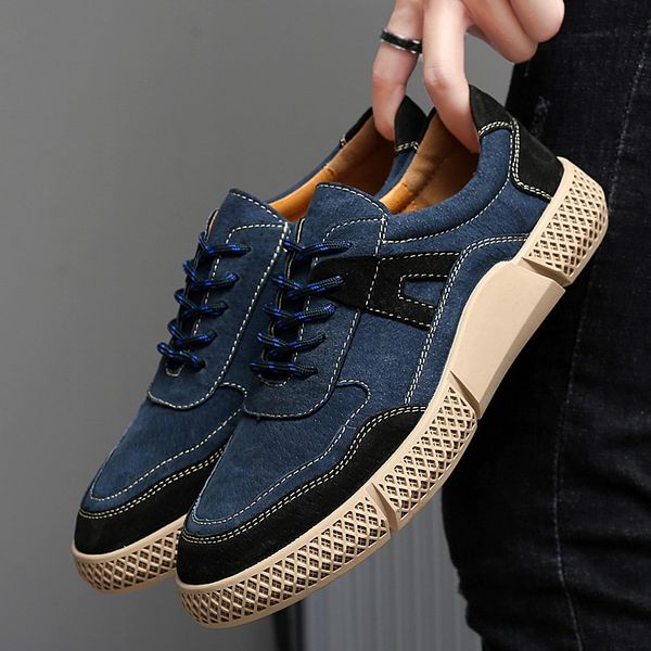 winter men genuine leather shoes hombre vintage style men shoes casual fashion outdoor low lace-up bota masculina, Black
winter men genuine leather shoes hombre vintage style men shoes casual fashion outdoor low lace-up bota masculina, Black