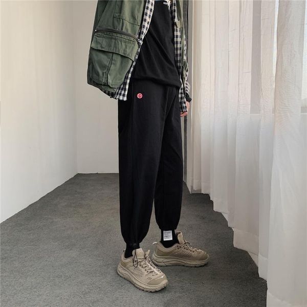 hong kong fashion loose leggings autumn korean all-match sports casual pants tide brand pure color men's ins pants, White;black
hong kong fashion loose leggings autumn korean all-match sports casual pants tide brand pure color men's ins pants, White;black