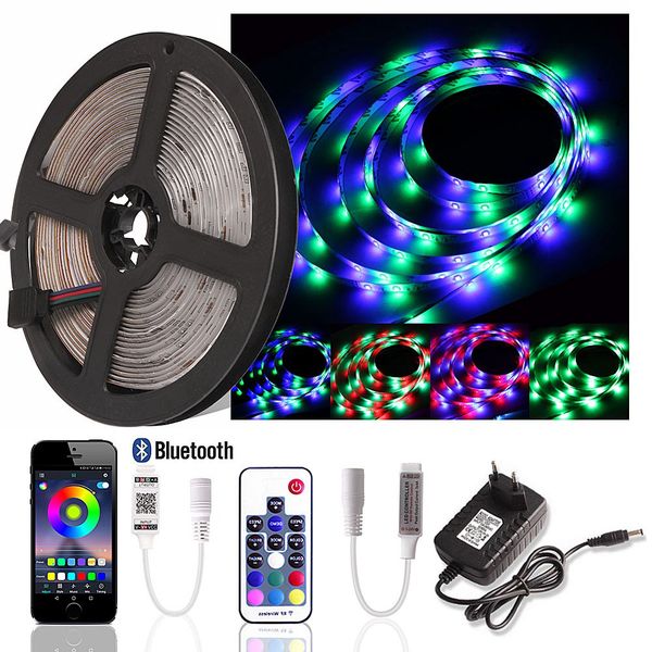 2835 rgb led strip light dc 12v 5m waterproof 60 leds/m ribbon led diode tape + bluetooth / rf remote controller + power adapter
2835 rgb led strip light dc 12v 5m waterproof 60 leds/m ribbon led diode tape + bluetooth / rf remote controller + power adapter