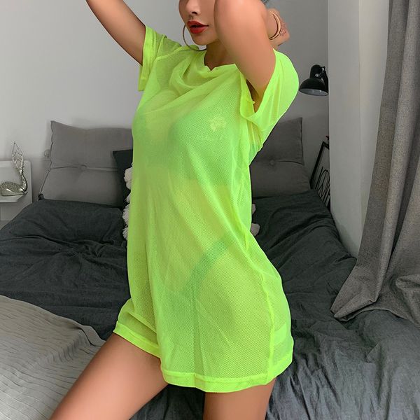 2020 cover up summer see through women mesh bikini short sleeve t-shirt dress hollow beach swimwear swimsuit bathing suit, White;black
2020 cover up summer see through women mesh bikini short sleeve t-shirt dress hollow beach swimwear swimsuit bathing suit, White;black