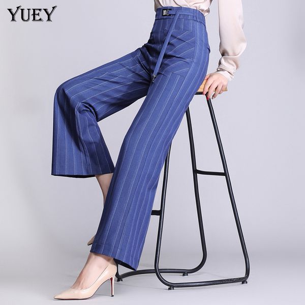 pants 2019 spring new korean wide-leg pants female drape high waist loose wild stripes straight casual trousers, Black;white 
pants 2019 spring new korean wide-leg pants female drape high waist loose wild stripes straight casual trousers, Black;white