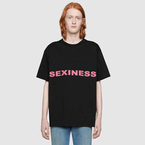 20ss made in italy sexiness pink logo letter printed tee men women casual t-shirt high end summer short sleeves high street tee, White;black
20ss made in italy sexiness pink logo letter printed tee men women casual t-shirt high end summer short sleeves high street tee, White;black