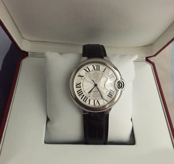 2019Watch 100 XL Часы Автоматическая BALLON черная кожа белая поверхность 316 Нежная Стально
2019Watch 100 XL Часы Автоматическая BALLON черная кожа белая поверхность 316 Нежная Стально