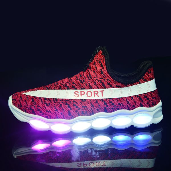 led glowing kids sneakers led outdoor sport running shoes glowing air mesh sneakers kids iuminous shoes party boots trainers, Black
led glowing kids sneakers led outdoor sport running shoes glowing air mesh sneakers kids iuminous shoes party boots trainers, Black