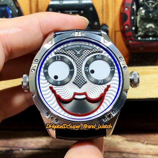 upgraded version konstantin chaykin joker unique creativity violet inner joker dial nh35a automatic mens watches silver case leather strap, Slivery;brown
upgraded version konstantin chaykin joker unique creativity violet inner joker dial nh35a automatic mens watches silver case leather strap, Slivery;brown