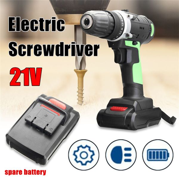 21v electric screwdriver lithium battery rechargeable parafusadeira furadeira multi-function cordless electric drill power tools
21v electric screwdriver lithium battery rechargeable parafusadeira furadeira multi-function cordless electric drill power tools