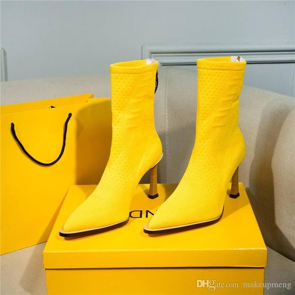 2019fendi ff frame boots high heel shoes jacquard knit and leather ankle boots in yelllow with original box, Blue;gray
2019fendi ff frame boots high heel shoes jacquard knit and leather ankle boots in yelllow with original box, Blue;gray