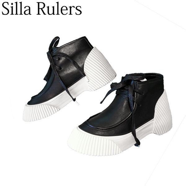 2019 runway autumn ankle boots women black genuine leather increase fashion shoes woman round toe low heels zapatos de mujer
2019 runway autumn ankle boots women black genuine leather increase fashion shoes woman round toe low heels zapatos de mujer