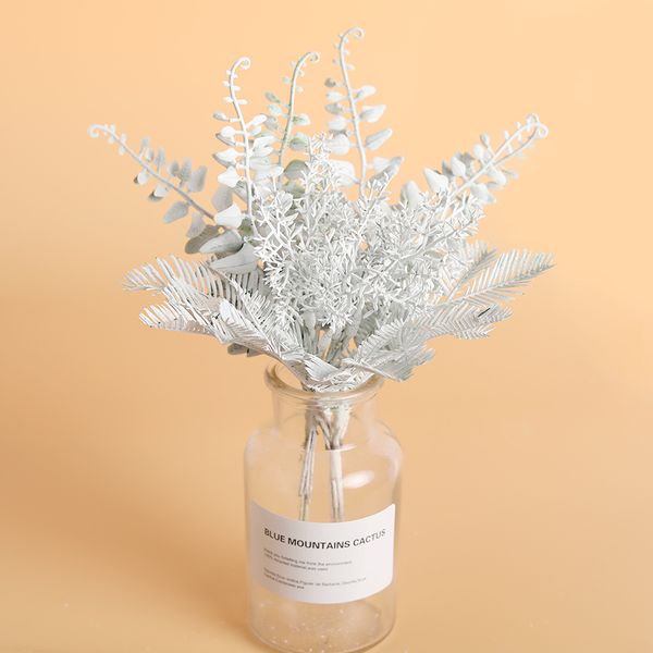 6pcs artificial white flowers diy scrapbooking small bouquet ferns fake plants faux grass for home wedding christmas decoration
6pcs artificial white flowers diy scrapbooking small bouquet ferns fake plants faux grass for home wedding christmas decoration